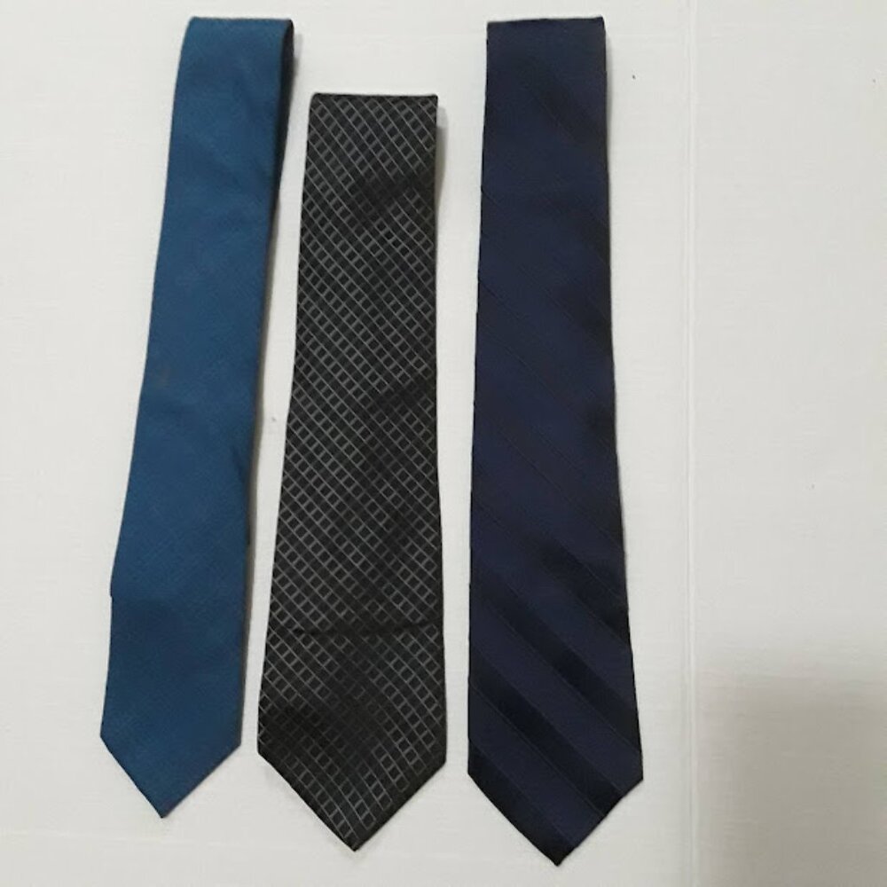 Calvin Klein Men's Ties Lot Bundle
